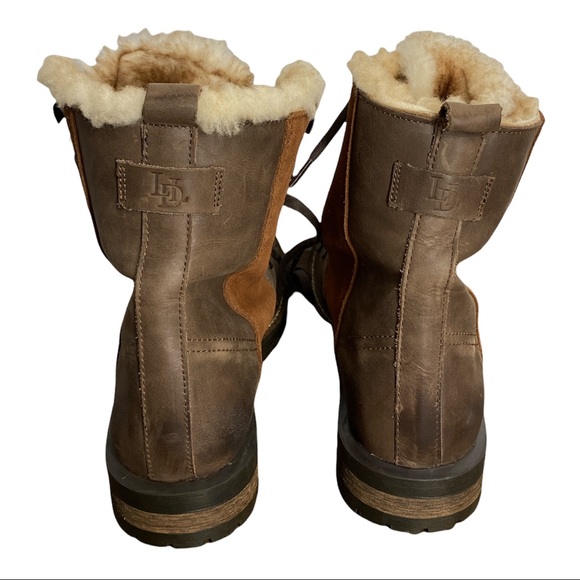 Luxe De Leon Men's Leather Tierra Combat Boots 9.5 - Picture 4 of 5